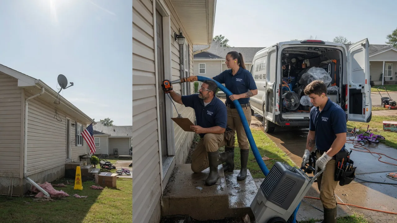 Ceiling Water Damage Restoration in South Boston, VA near me